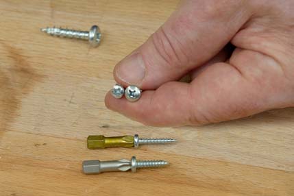 Phillips and Pozidriv screws