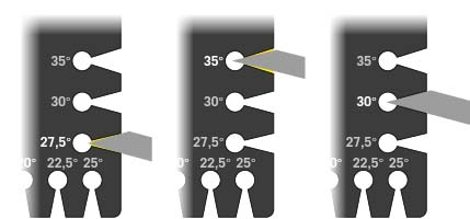 Angle gauge mistake