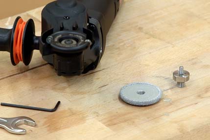 Raspelscheibe mit Adapter
