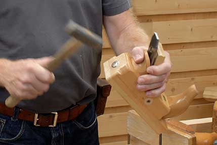 Disassembling the planer